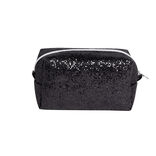 Pochette paillet&eacute;e rectangulaire 15x7xH9cm - 2 mod&egrave;les rose ou noir