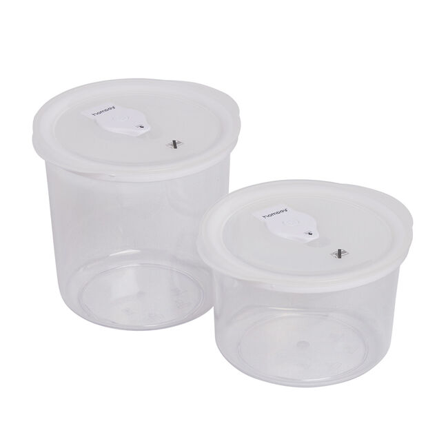 Bo&icirc;te machine sous vide transparente x2