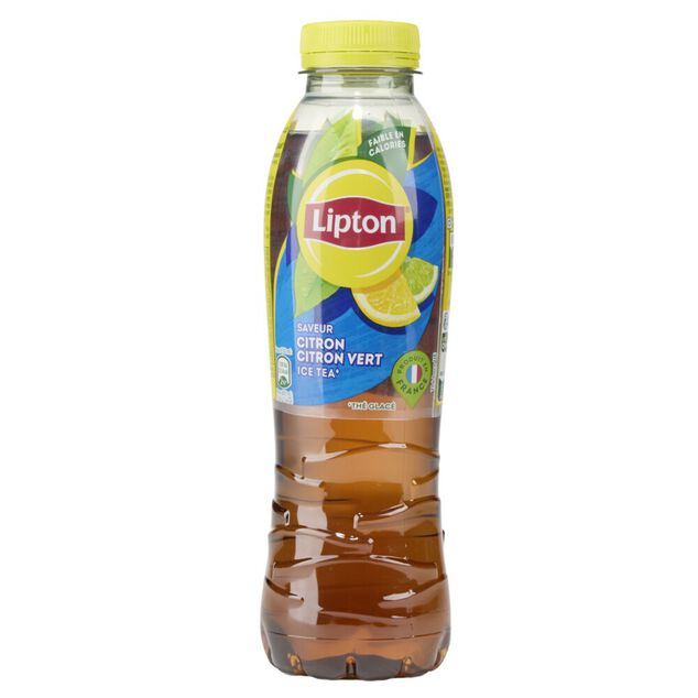 Boisson Ice Tea Lipton th&eacute; glac&eacute; go&ucirc;t citron/citron vert 50cl