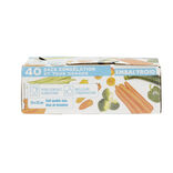 Lot de 40 sacs de cong&eacute;lation petit mod&egrave;le 25x18cm