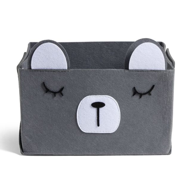 Pani&egrave;re de rangement pour enfant motif animal feutrine 4 mod&egrave;les