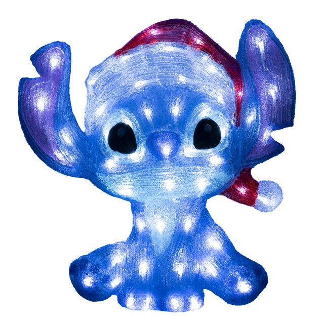 D&eacute;coration lumineuse Disney Stitch 2D LED H45 cm