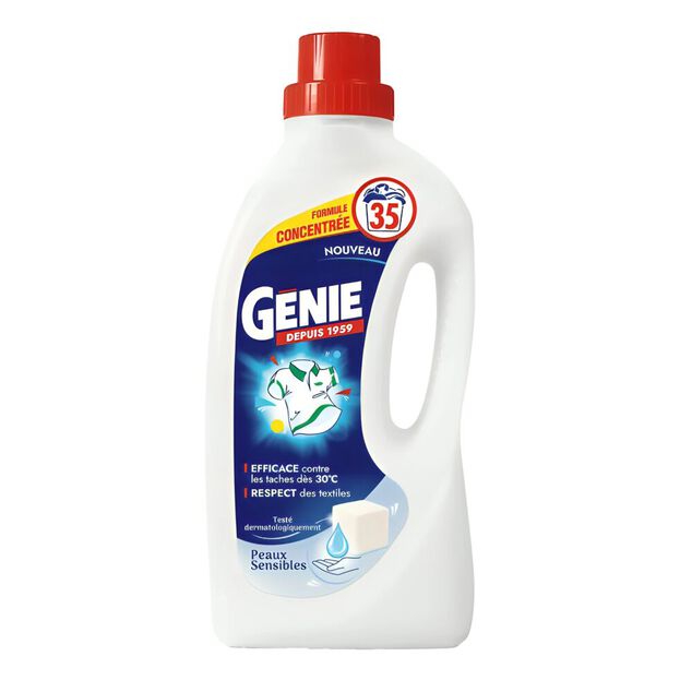 Lessive liquide G&eacute;nie 35 lavages 1,4L