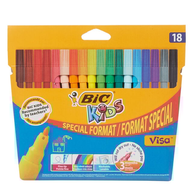 Pochette de feutres Bic Kids x18