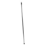 Manche &agrave; balai m&eacute;tal gris