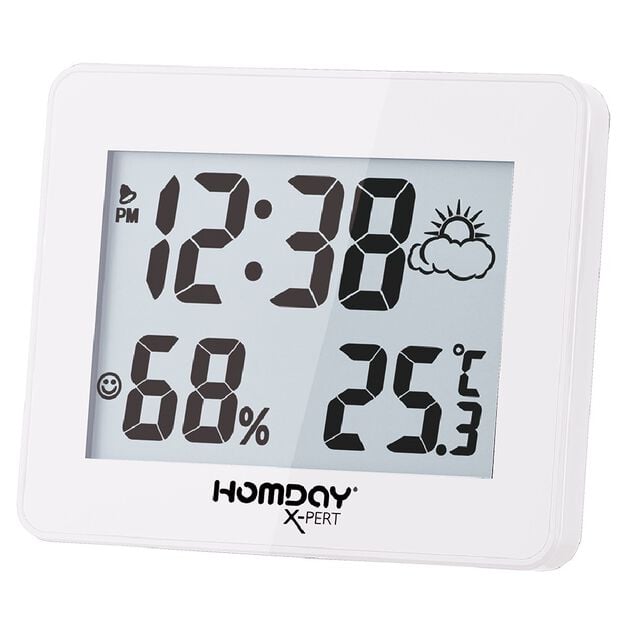 Thermom&egrave;tre hydrom&egrave;tre et r&eacute;veil