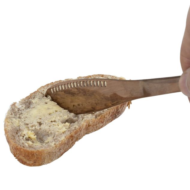 Couteau &agrave; beurre inox 4 fonctions L20,5cm (2 mod&egrave;les)