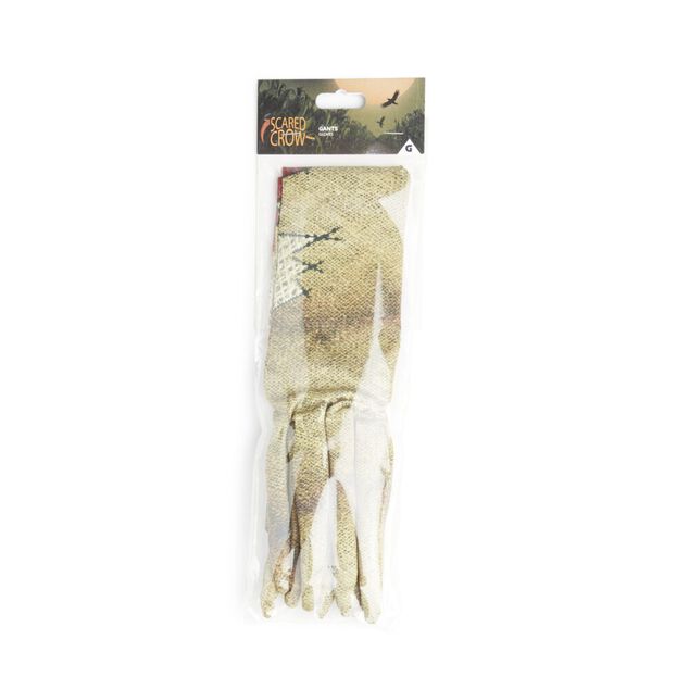 Paire de gants Halloween d&eacute;guisement &eacute;pouvantail