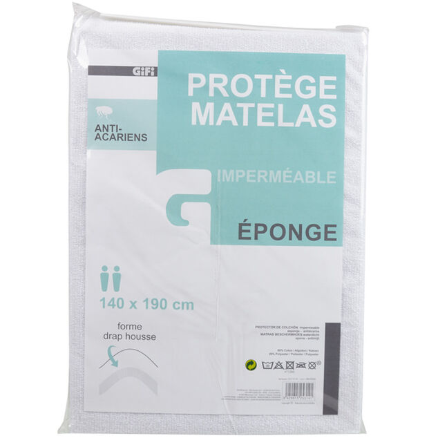 Prot&egrave;ge matelas imperm&eacute;able 140x190