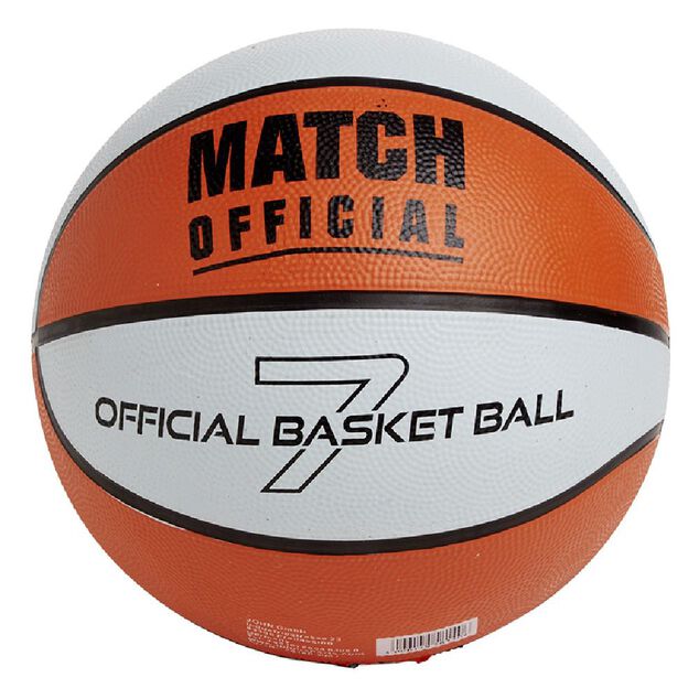 Ballon de basket orange et noir &Oslash;24cm Match Official