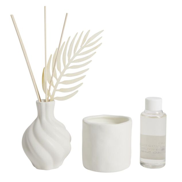 Coffret senteur bougie diffuseur et recharge (3 mod&egrave;les)