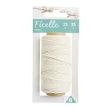 Bobine de ficelle en coton 25m