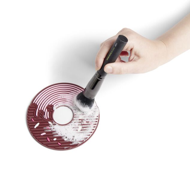 Tapis nettoyant pour pinceaux &agrave; maquillage &oslash;15cm