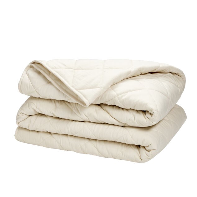 Couette 2 personnes 240x220cm temp&eacute;r&eacute;e microfibre lav&eacute;e toucher doux uni beige