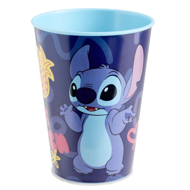 Gobelet plastique Stitch bleu 26cl