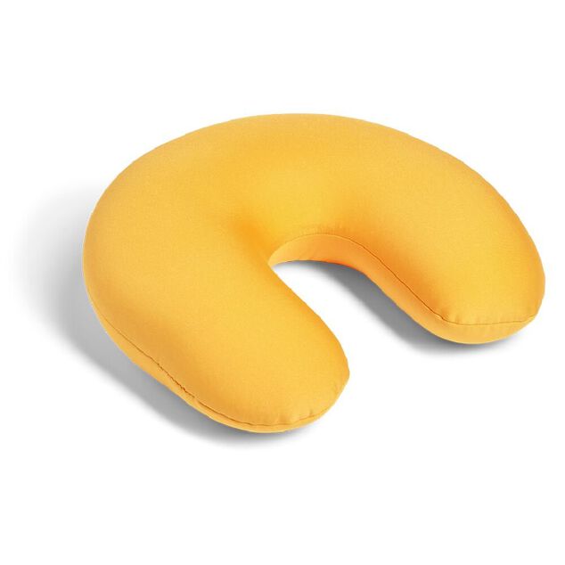 Coussin de voyage microbille orange