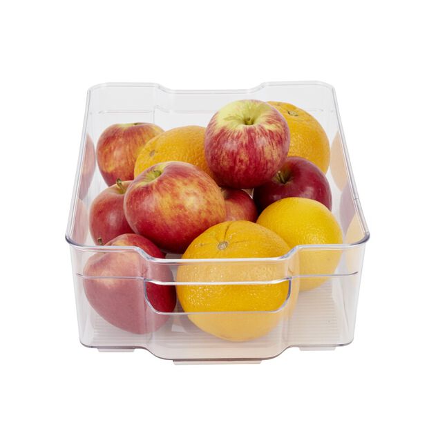 Bac rangement frigo 5,8L plastique transparent 32,5x21,5xH9cm