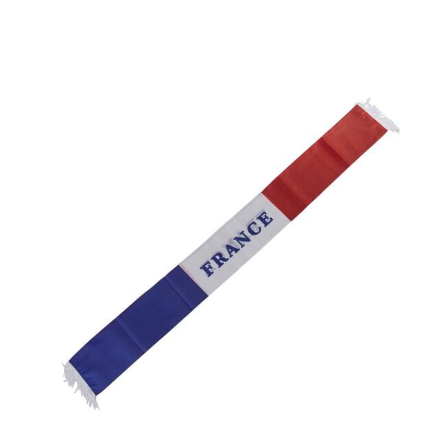 &Eacute;charpe de supporter imprim&eacute; France drapeau tricolore