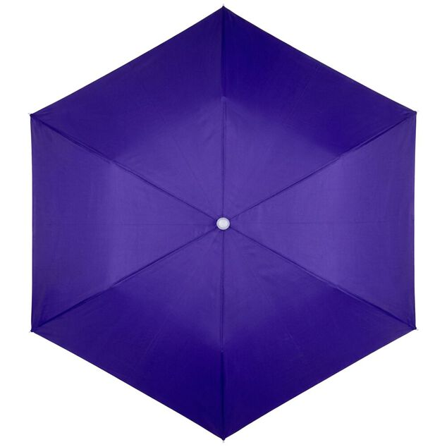 Parasol de plage UPF 50+ toile color&eacute;e &Oslash;140xH175cm (2 mod&egrave;les bleu ou jaune)