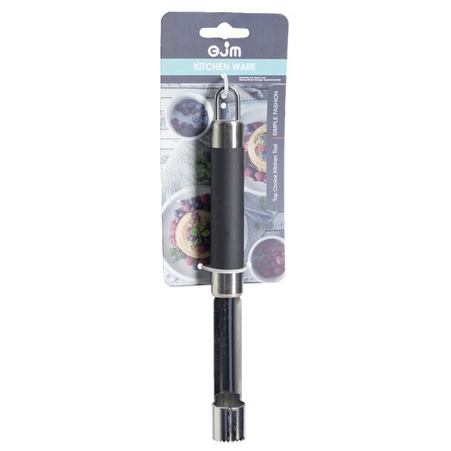 Vide-pommes en inox avec manche en plastique L.20cm