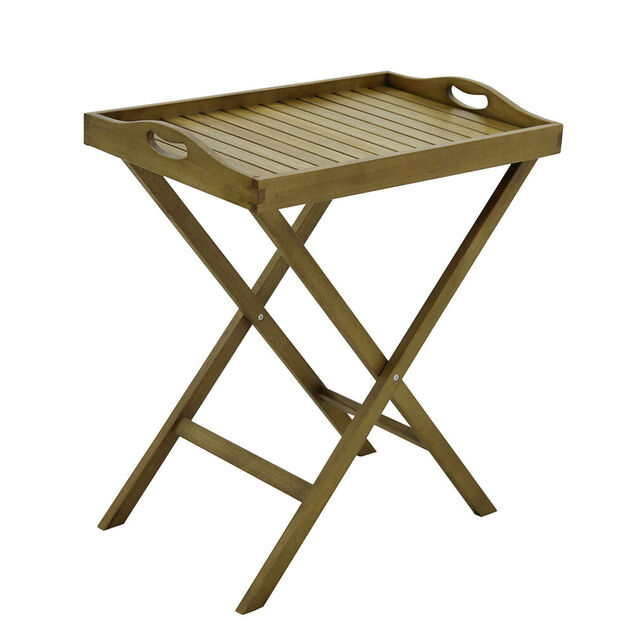 Desserte jardin Bali pliable marron 60x45xH75cm
