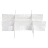 Organiseur de tiroir blanc d&eacute;coupable x4