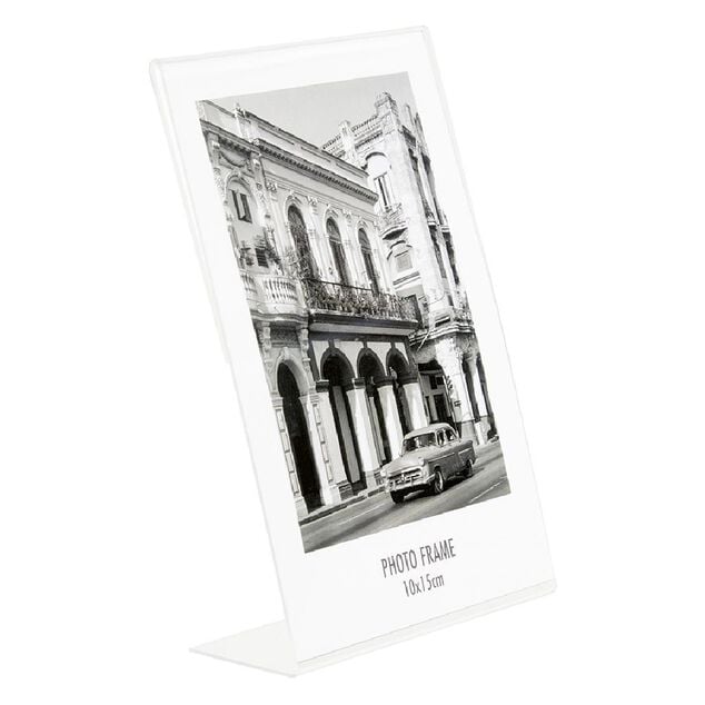 Cadre photo à poser plastique pour photo 10x15cm