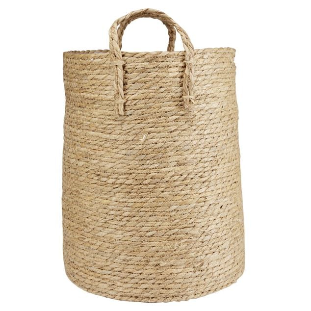 Cache pot rond osier 40L &Oslash;35xH45cm