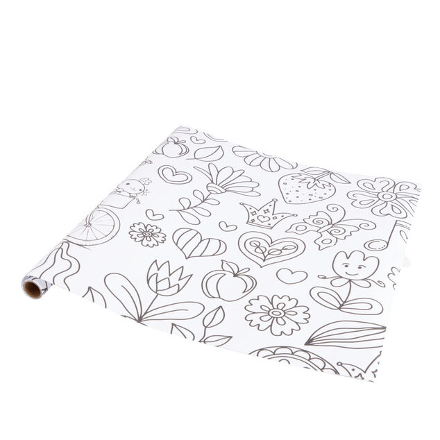 Maxi poster à colorier 50x100cm - 4 modèles