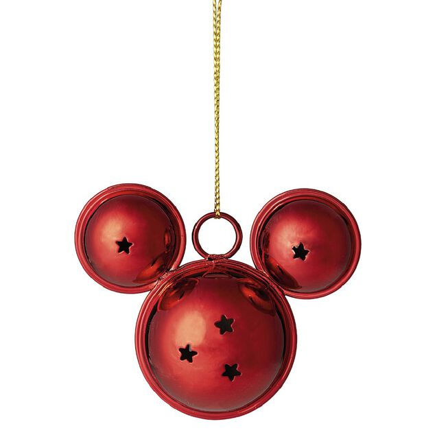Suspension de No&euml;l Grelot &agrave; t&ecirc;te de Mickey
