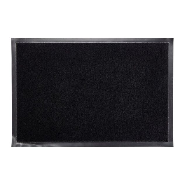 Tapis d'entr&eacute;e rectangulaire antid&eacute;rapant absorbant polyester et PVC (3 mod&egrave;les)