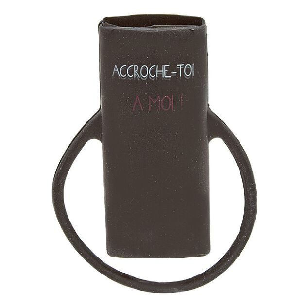&Eacute;tui &agrave; briquet en silicone design message