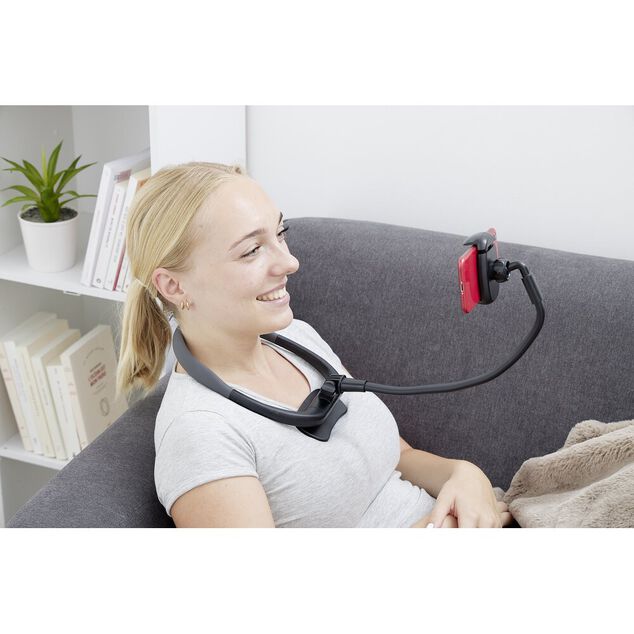 Support téléphone ajustable mains libres pour le cou L44,5cm