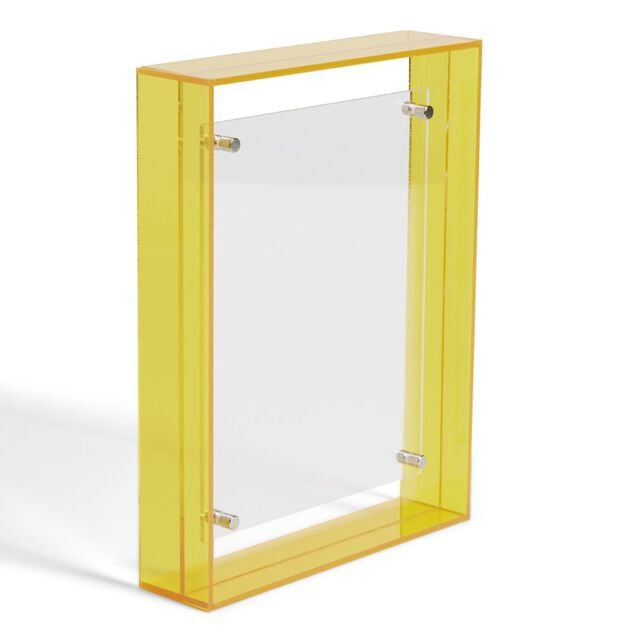 Cadre n&eacute;on acrylique 21xH4x16cm orange