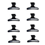 Lot de 8 pinces à cheveux noir ou rose - 2 coloris