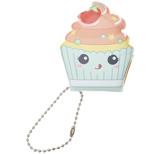 Mini carnet de note kawaii 6x6x&Eacute;p3cm avec cha&icirc;ne &agrave; billes (3 mod&egrave;les)