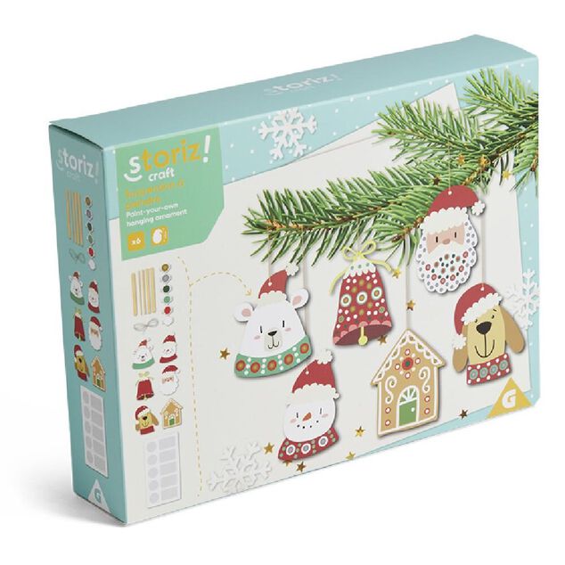 Suspension de Noël à confectionner x6