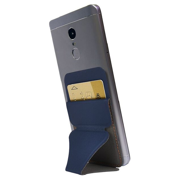 Support téléphone cuir avec porte carte