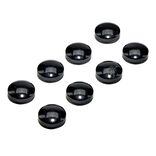 Aimant plastique noir x8
