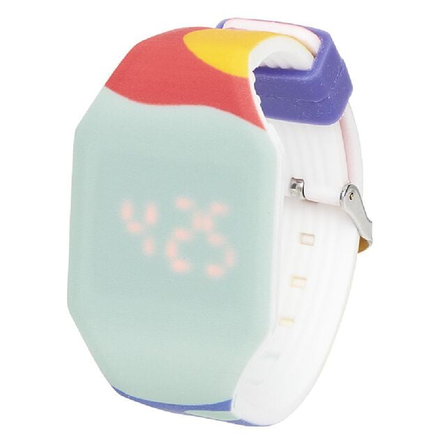 Montre led chiffres invisibles en silicone