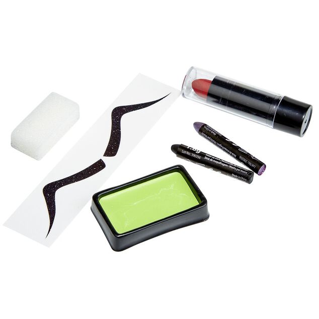 Kit maquillage Halloween diablesse verte