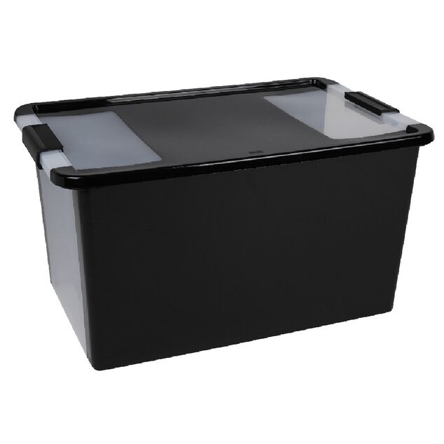 Bo&icirc;te de rangement 40 L noir