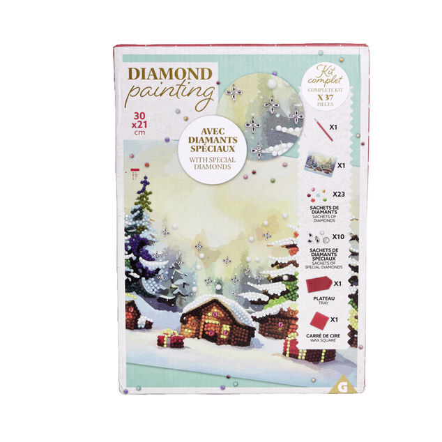 Toile diamond painting 21x30cm - 2 mod&egrave;les