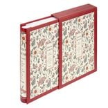 Album photo motif fleur 21x26cm - 2 modèles rouge ou bleu