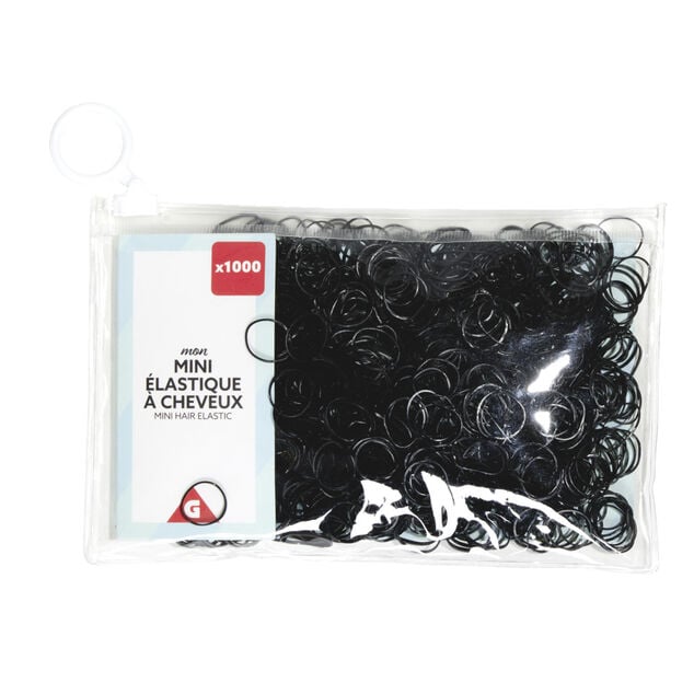 Mini &eacute;lastiques pour cheveux x1000