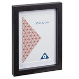 Cadre photo bois noir 15x20cm pour photo 10x15cm
