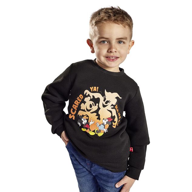 Pull enfant Disney Halloween Mickey phosphorescent 4/6ans