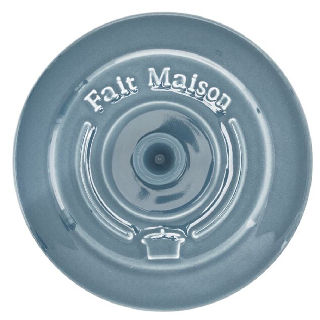 Mini cocotte ronde bleu canard