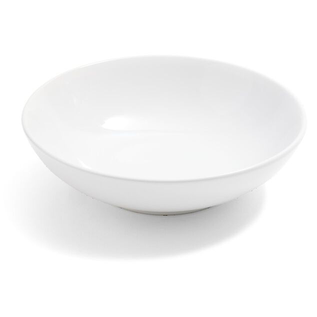 Assiette &agrave; soupe Madrid gr&egrave;s blanc &Oslash;20cm