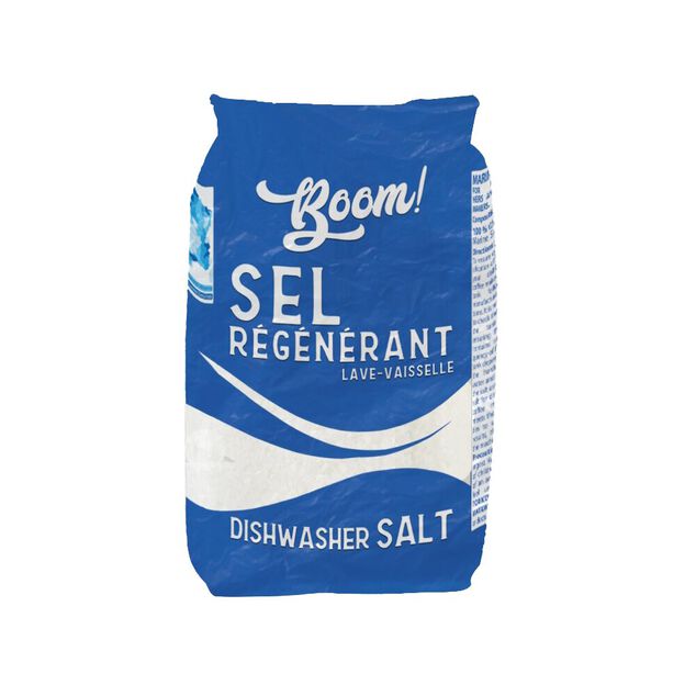 Sel r&eacute;g&eacute;n&eacute;rant pour lave-vaisselle Boom 2kg